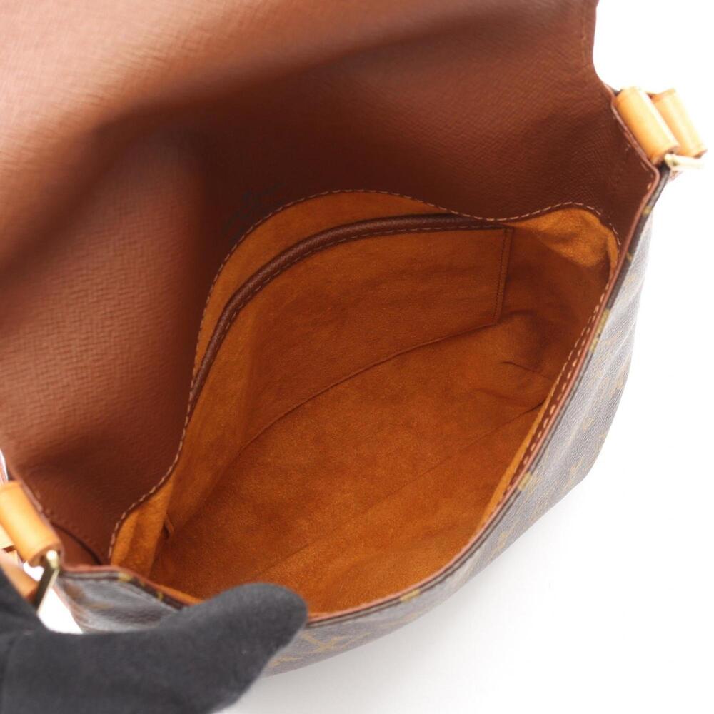 LOUIS VUITTON Authentic Brown Monogram Leather Shoulder Bag - Picture 3 of 9